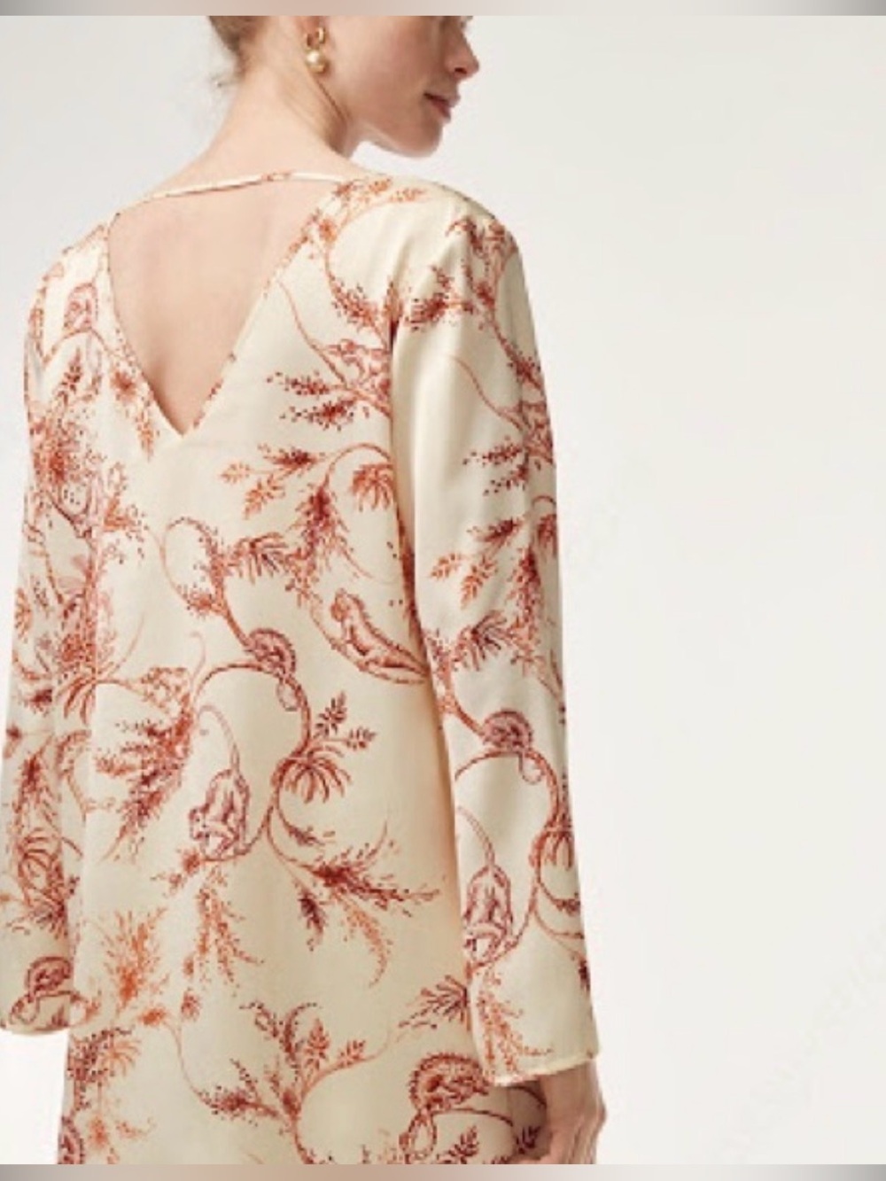 Little Moon Brassia Print Tunic Dress XS